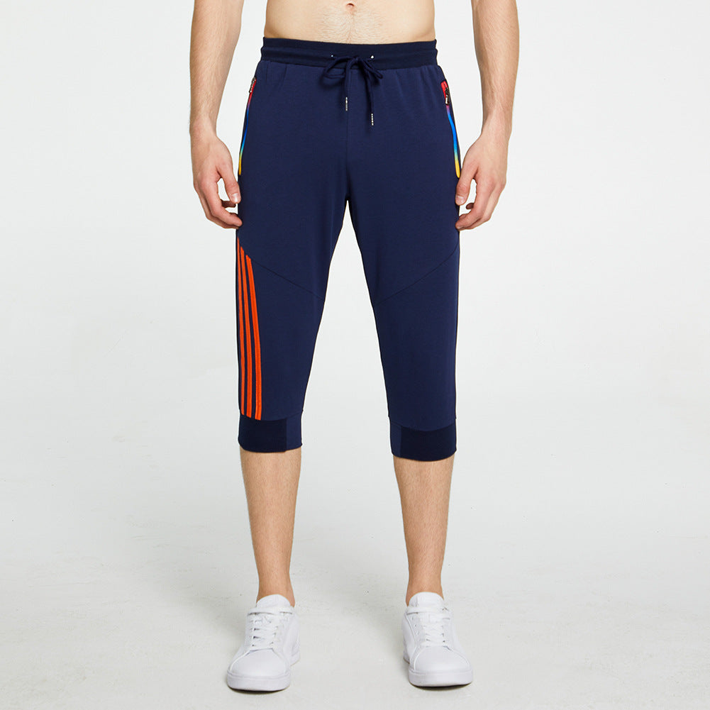 Men's Street Casual Wear Sports Cropped Pants