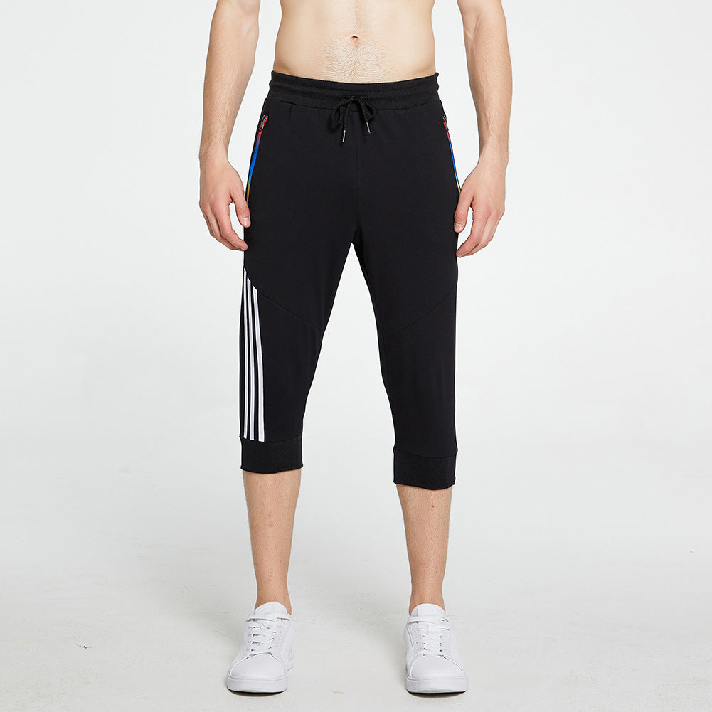 Men's Street Casual Wear Sports Cropped Pants