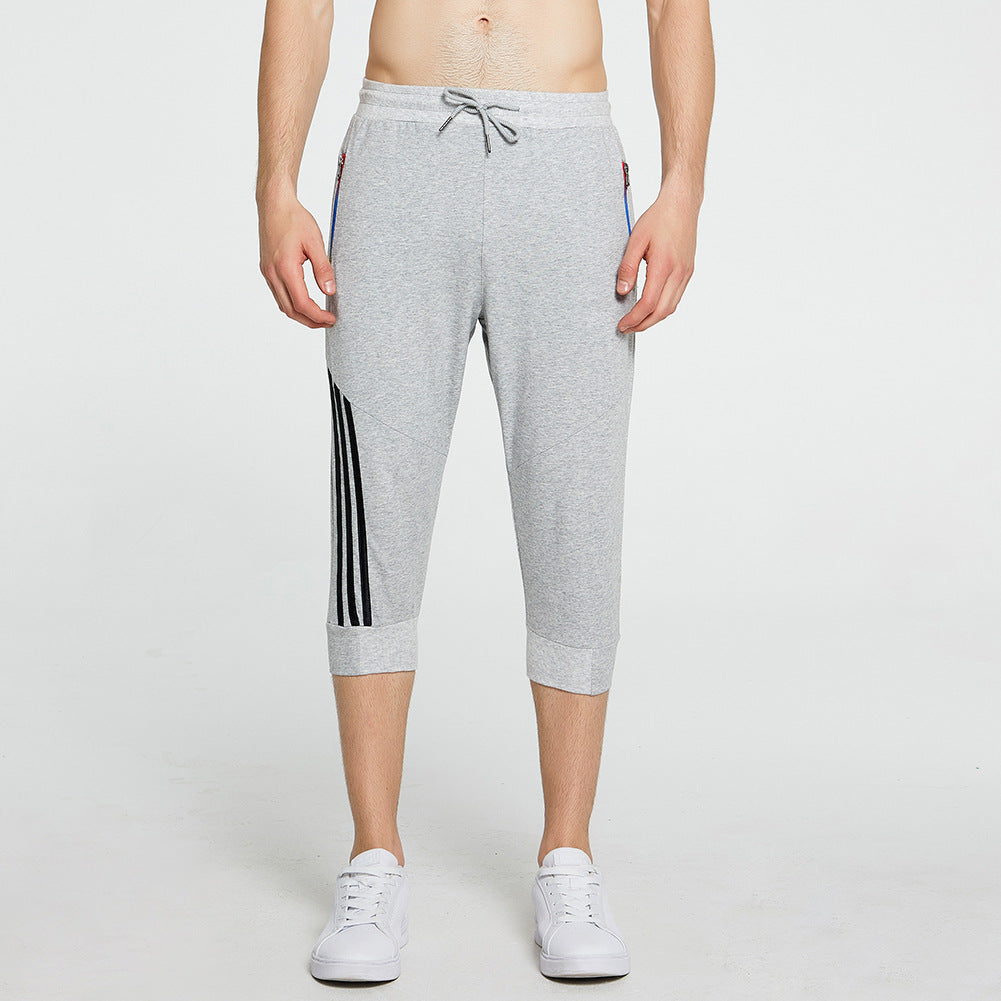 Men's Street Casual Wear Sports Cropped Pants